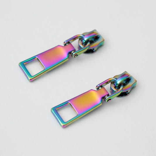 Rainbow Three-Piece No5 Zip Slider 2pk