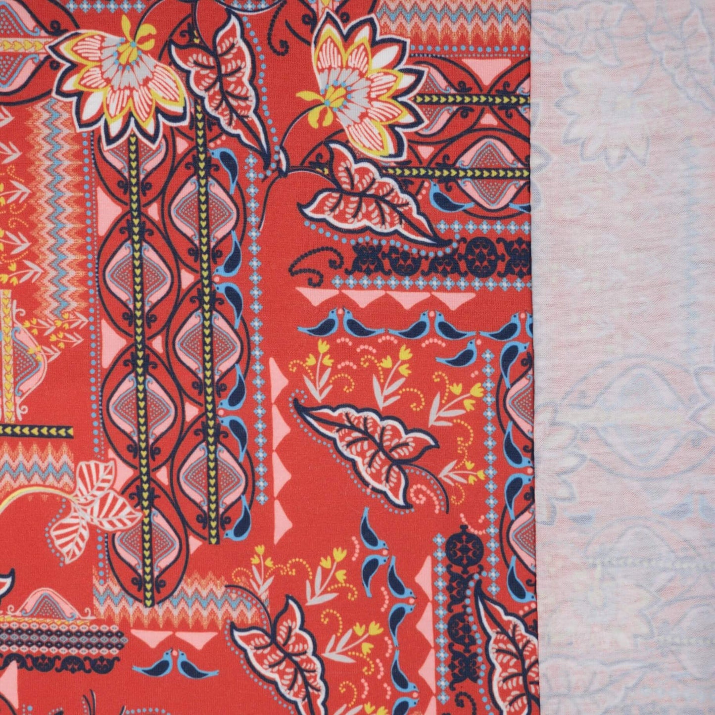 Red Bohemian Bazaar Jersey per/metre