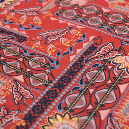 Red Bohemian Bazaar Jersey per/metre