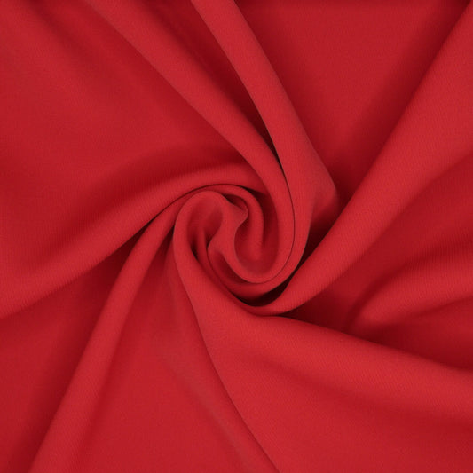 Red Crepe per/metre