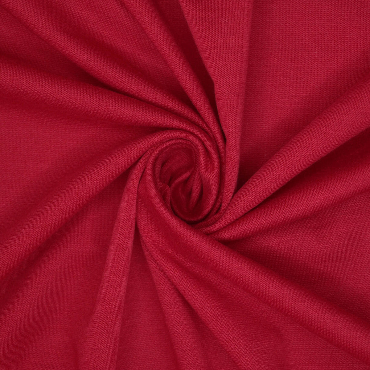 Red Loopback Jersey per/metre