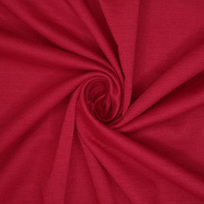 Red Loopback Jersey per/metre