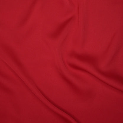 Red Satin Acetate Rayon per/metre