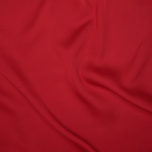 Red Satin Acetate Rayon per/metre