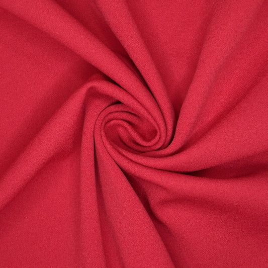 Red Scuba Crepe 1m
