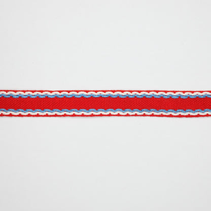 Red Braid Embroidered Design Tape 15mm x 3m