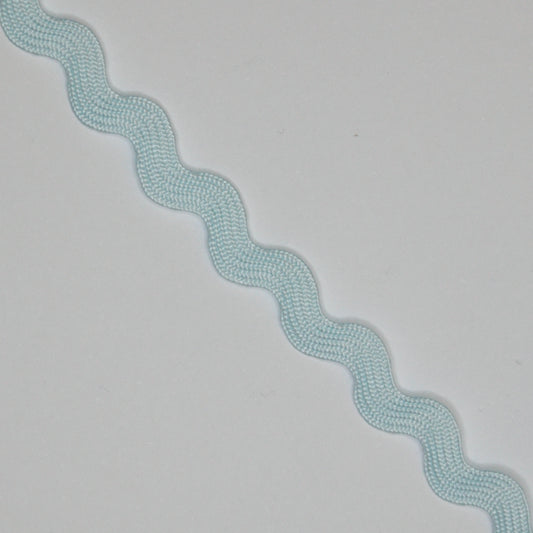 8mm Light Blue Ric-Rac Trim 3m