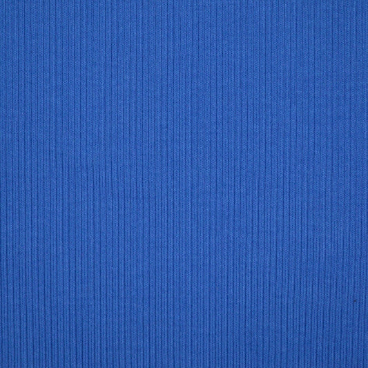 Royal Blue Ribbed Jersey 1m