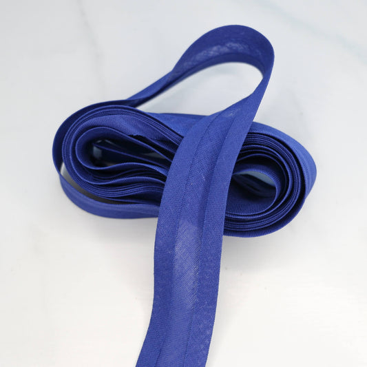 25mm Royal Blue Cotton Bias-Binding per/metre