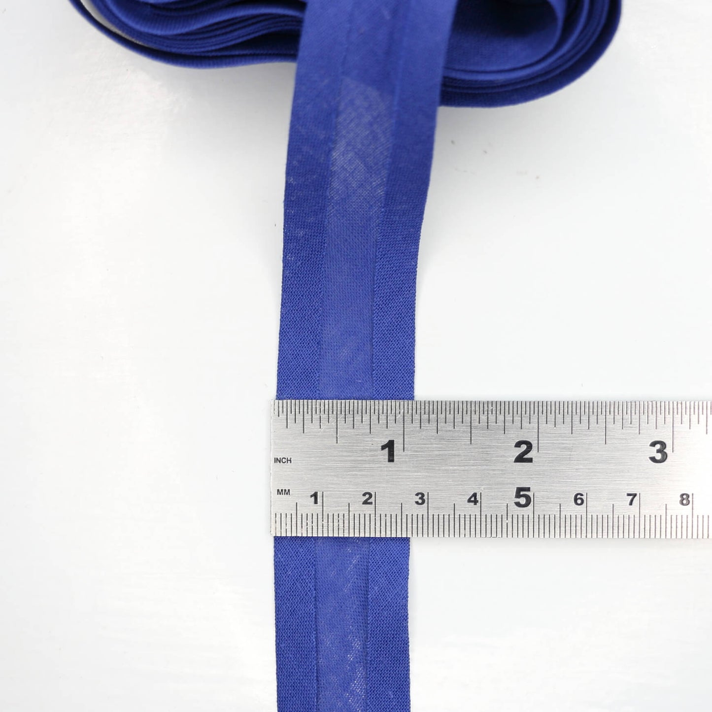 25mm Royal Blue Cotton Bias-Binding per/metre