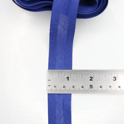 25mm Royal Blue Cotton Bias-Binding per/metre