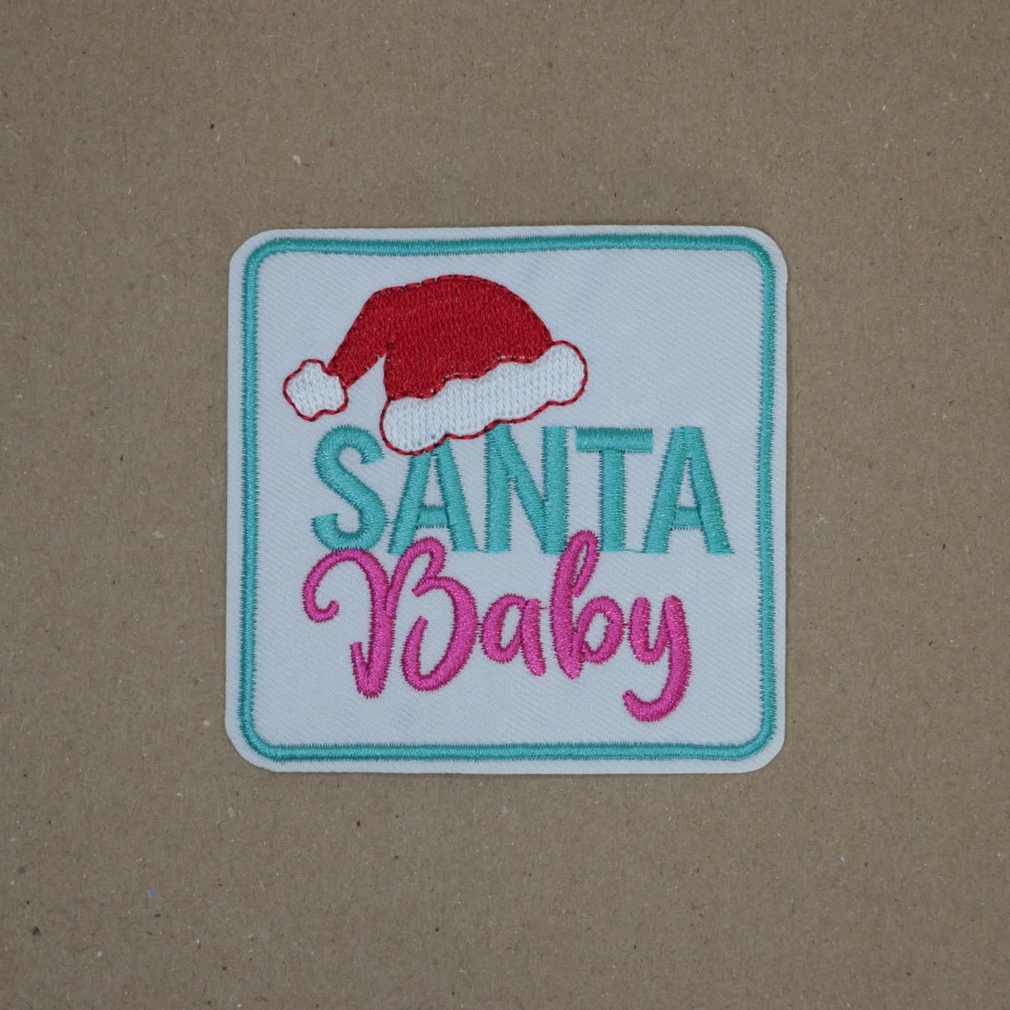 Santa Baby Christmas Iron-On Patch