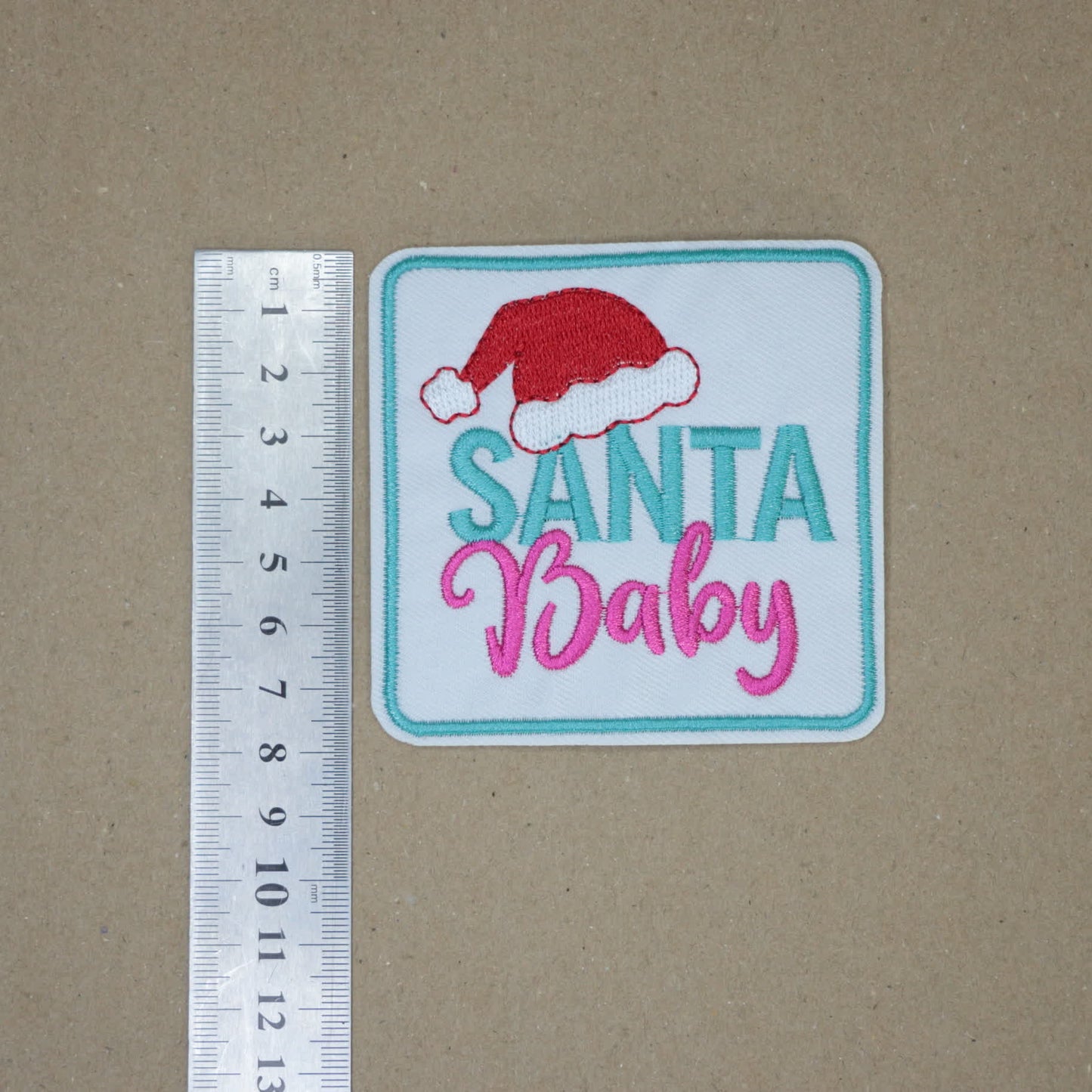 Santa Baby Christmas Iron-On Patch