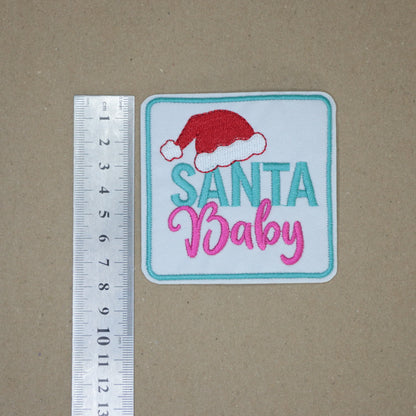Santa Baby Christmas Iron-On Patch
