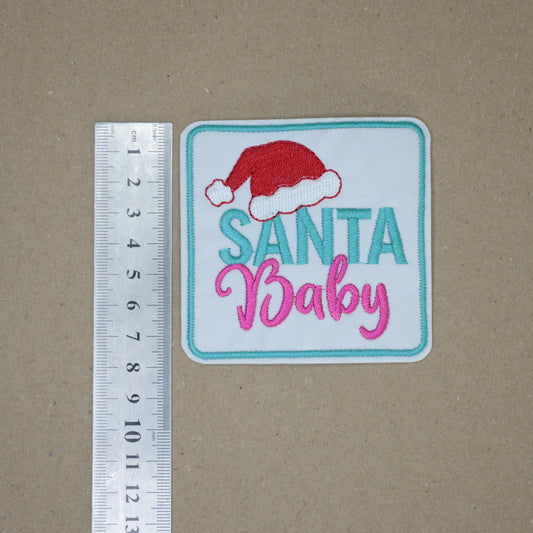 Santa Baby Christmas Iron-On Patch