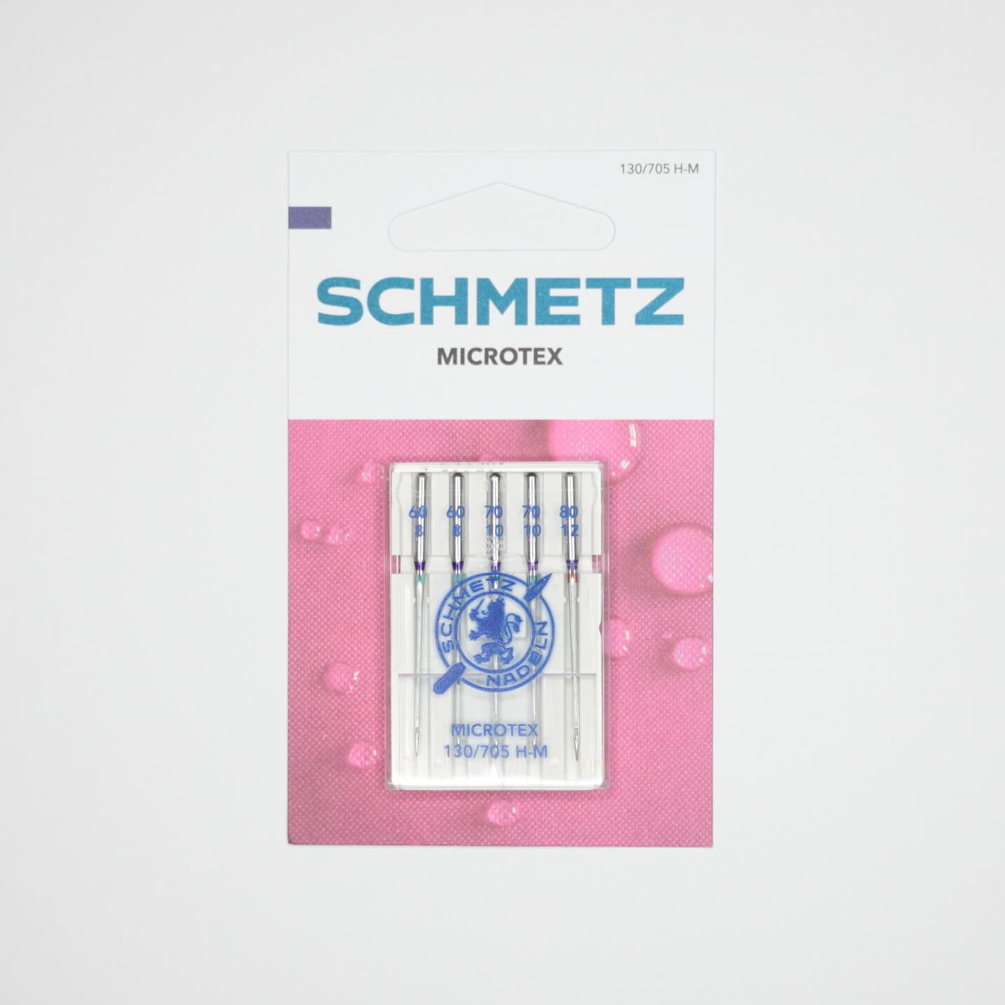 Schmetz Microtex Needles Size 60-80 5pk