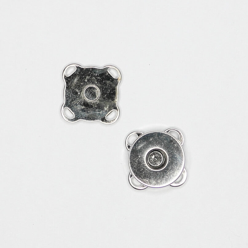 Silver Magnetic Snap Button 2pk