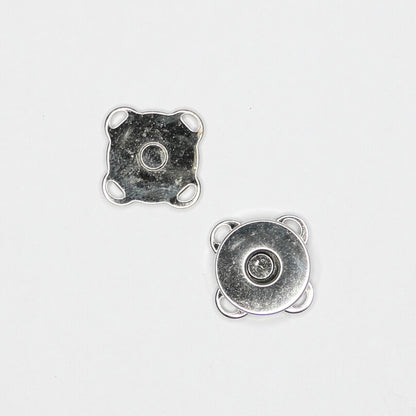 Silver Magnetic Snap Button 2pk
