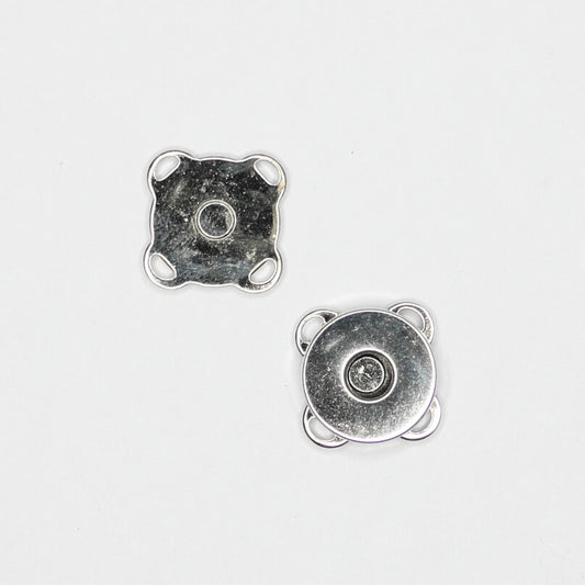 Silver Magnetic Snap Button 2pk