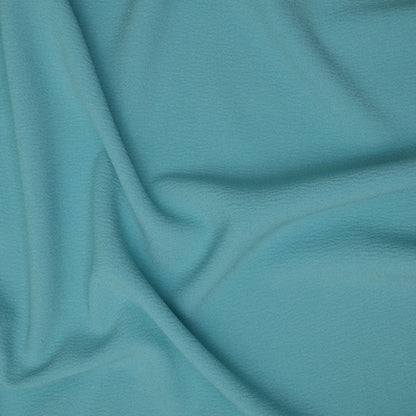 Sky Blue Crepe per/metre