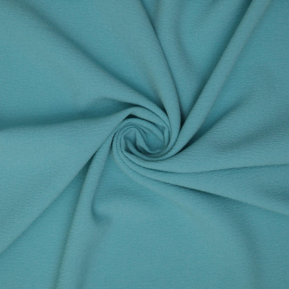 Sky Blue Crepe per/metre