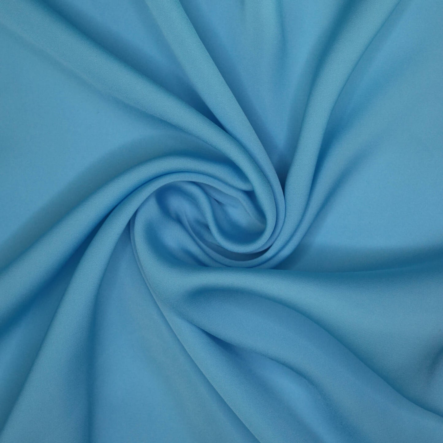 Sky Blue Satin Acetate Rayon per/metre
