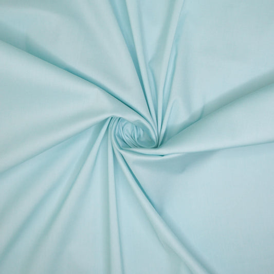 Sky Blue Woven Polyester per/metre