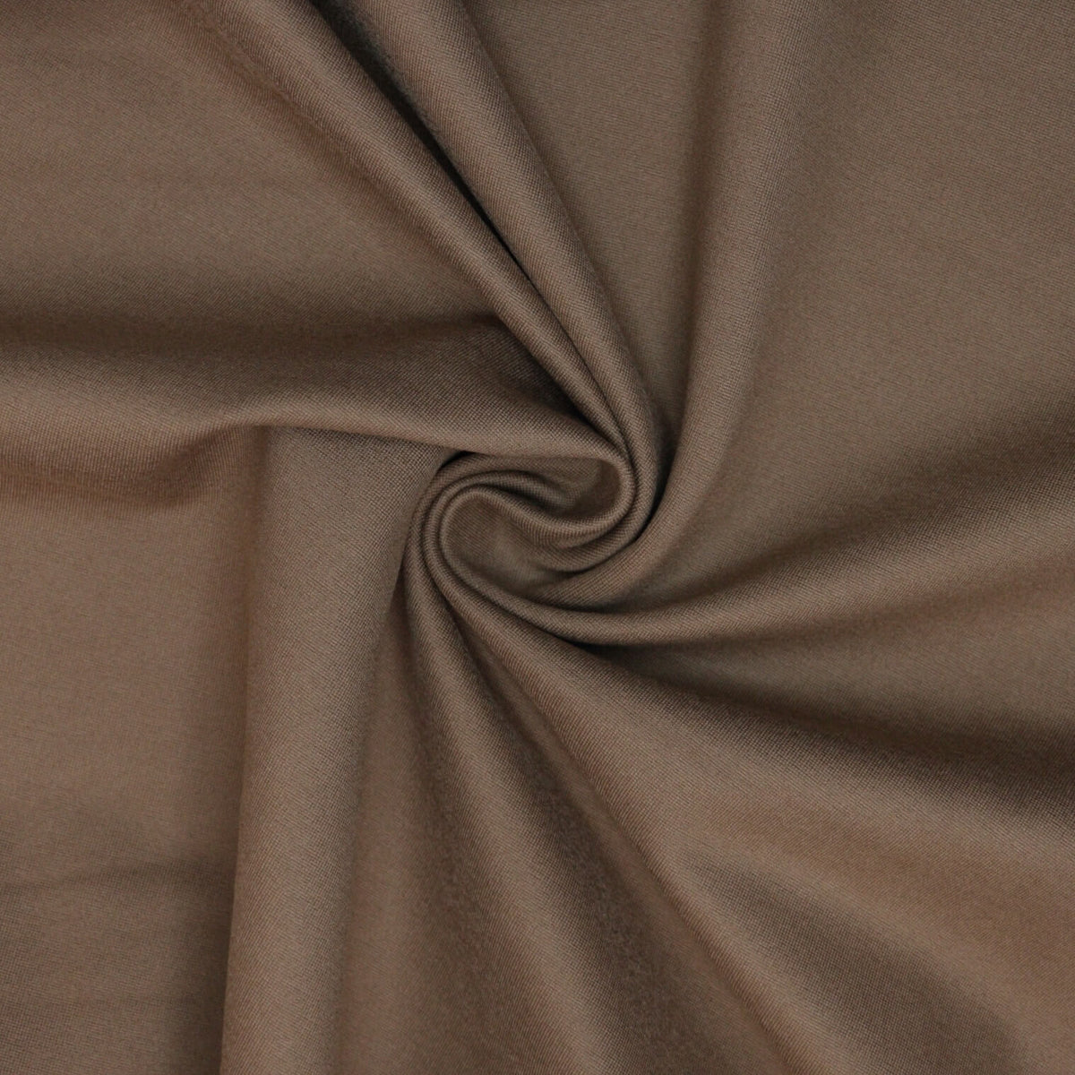 Tan Cotton Blend Ponte Roma per/metre