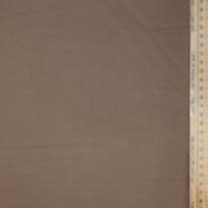 Tan Cotton Blend Ponte Roma per/metre