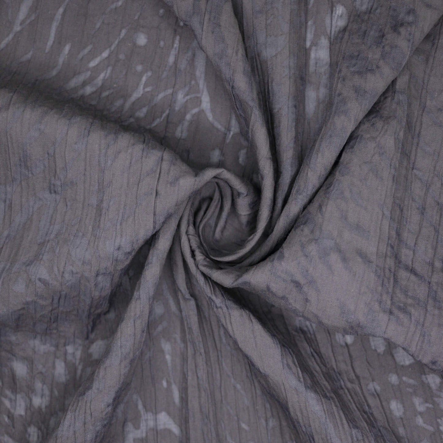 Teal Grey Leopard Crinkled Devore 1m