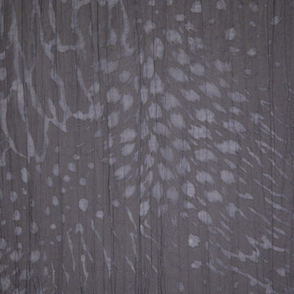 Teal Grey Leopard Crinkled Devore 1m