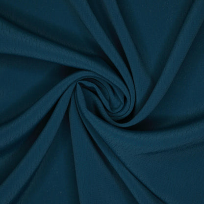 Teal Marocain Crepe per/metre