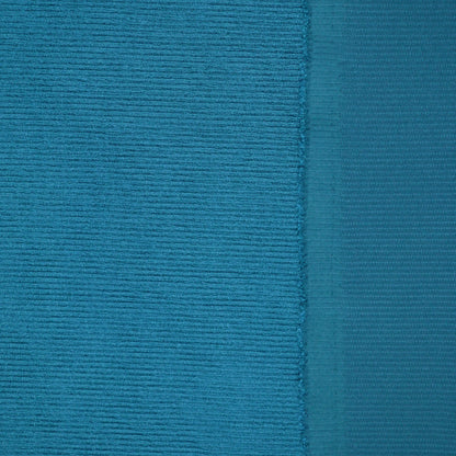 Teal Ribbed Jersey per/metre