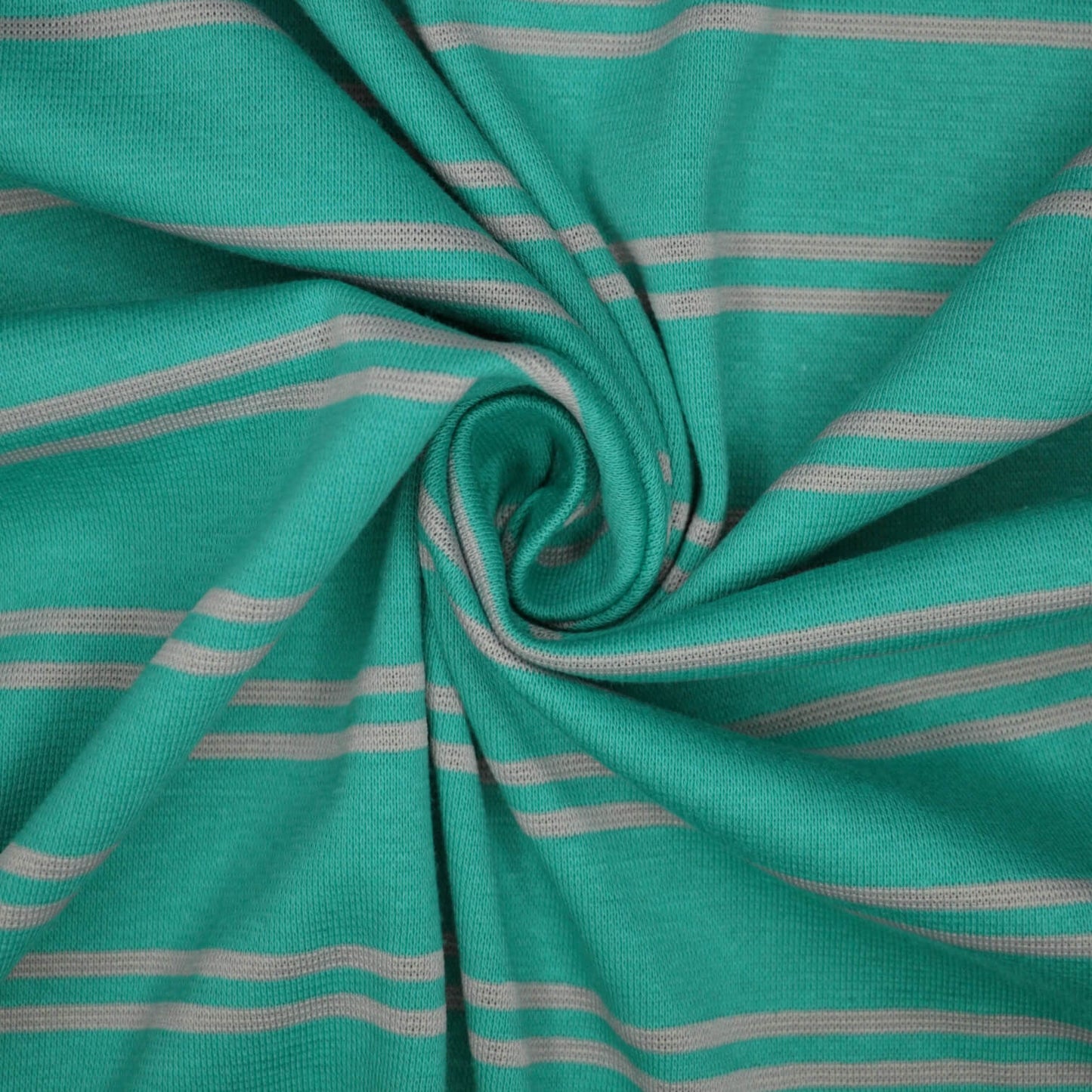 Teal Double Stripe Jersey 1m