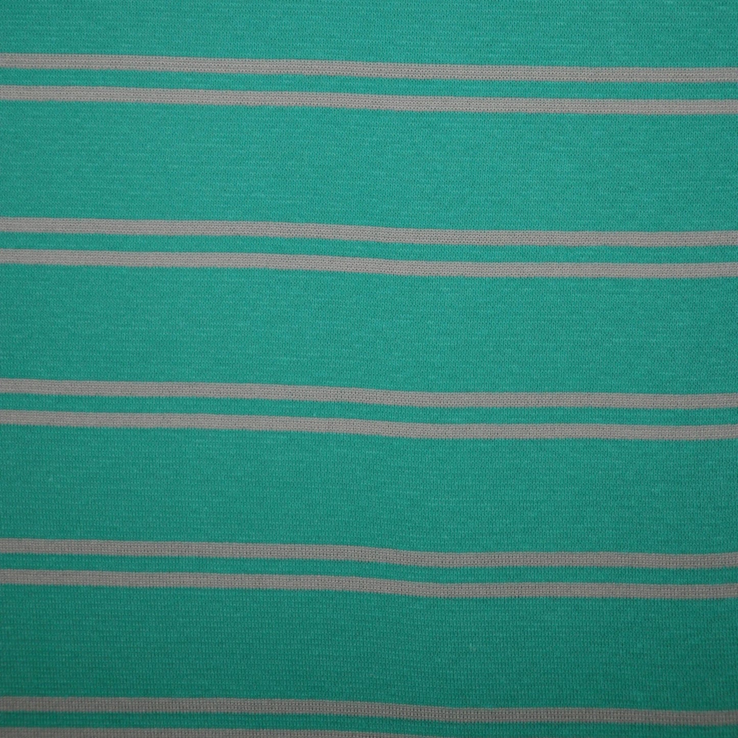 Teal Double Stripe Jersey 1m