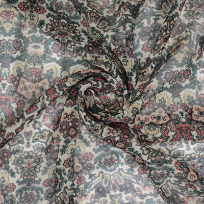 Tribal Print Chiffon per/metre