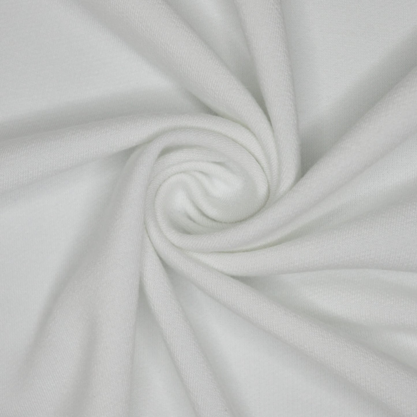 White Loopback Jersey per/metre