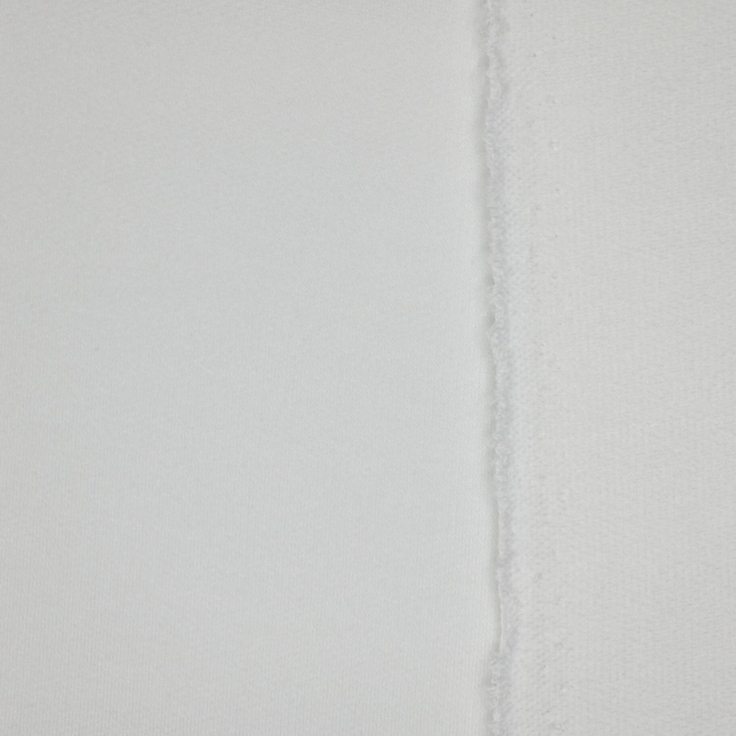 White Loopback Jersey per/metre