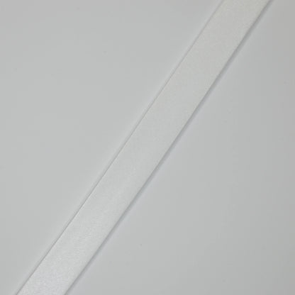 White Satin Folded Bias-Binding per/metre
