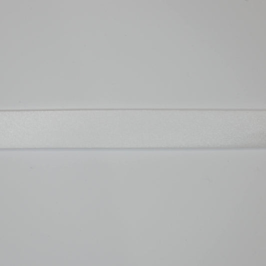 White Satin Folded Bias-Binding per/metre