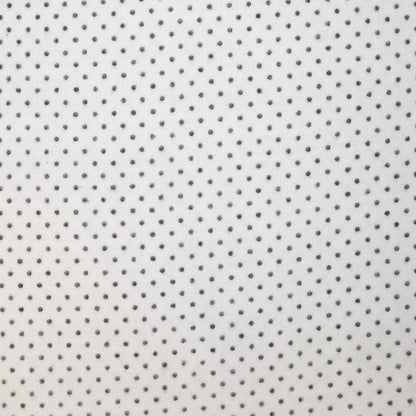 White Spot Cotton Knit Jersey per/metre