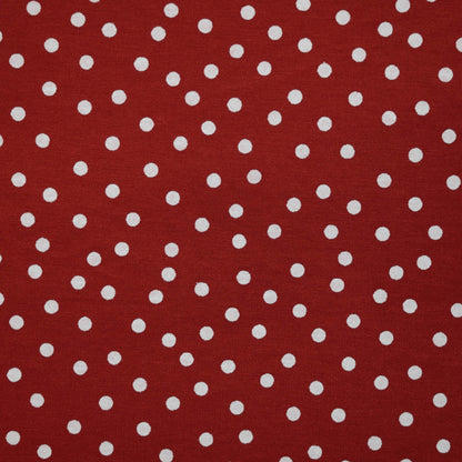 White Spot Rust Red Jersey 1m