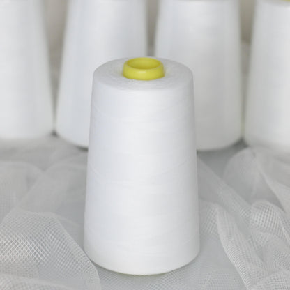 White Spun Polyester Thread 5000 yards