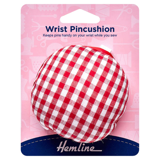 Wrist Pincushion - Gingham