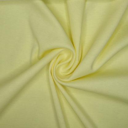 Yellow Cotton Interlock Jersey 1m