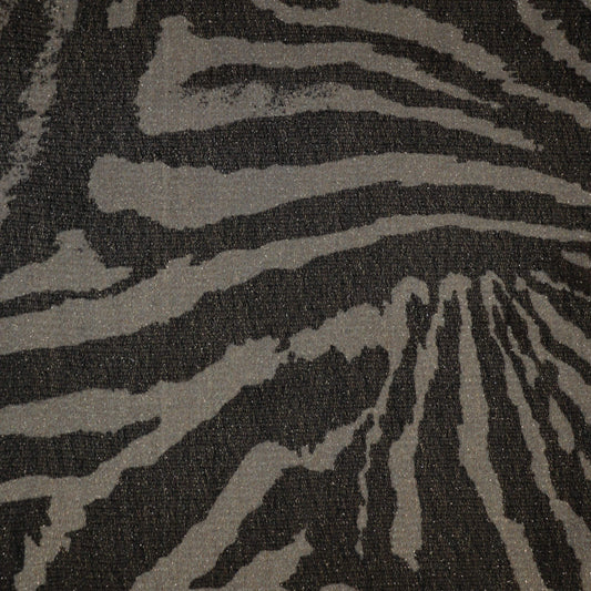 Zebra Print Lurex Mesh per/metre