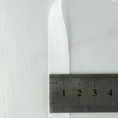 White Cotton Tape 12mm x 1m
